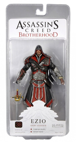 NECA Assassin's Creed Brotherhood Ezio Ebony Assassin Figur [neu]