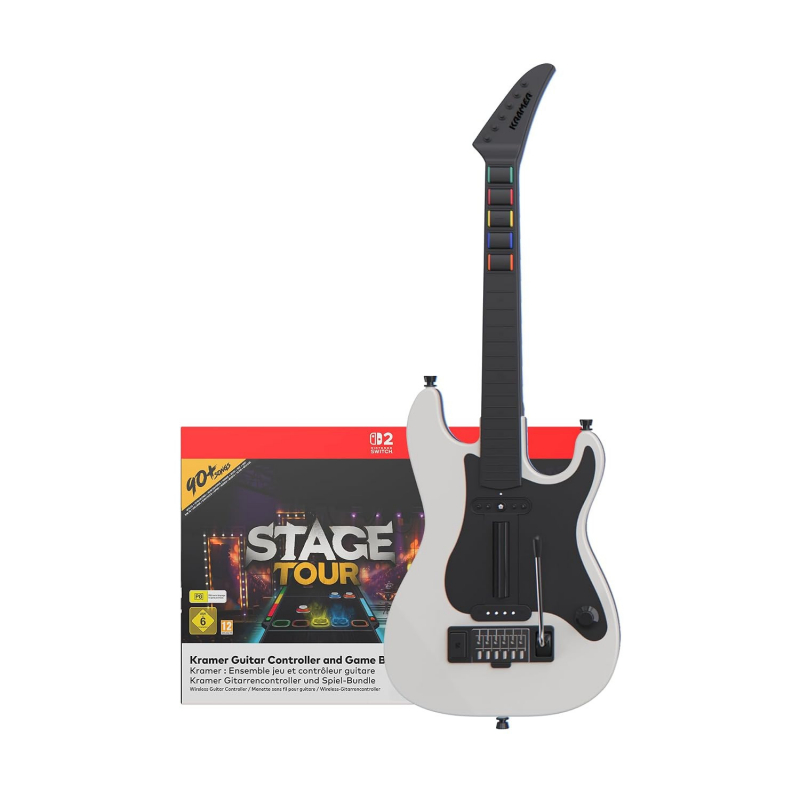 Stage Tour Game + Kramer Guitar Controller Bundle (deutsch spielbar) (AT PEGI) (Nintendo Switch 2)