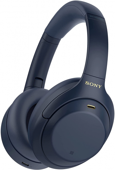 Sony WH-1000XM4 kabellose Bluetooth Noise Cancelling Kopfhörer (30h Akku, Touch Sensor, Headphones Connect App, Schnellladefunktion, optimiert für Amazon Alexa, Headset mit Mikrofon) Midnight Blue Blau (WH1000XM4L.CE7)
