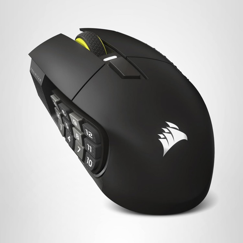 Preview: Corsair Scimitar Elite Wireless SE MMO Gaming Mouse - Gunmetal schwarz | USB/Bluetooth (CH-9314014-WW)