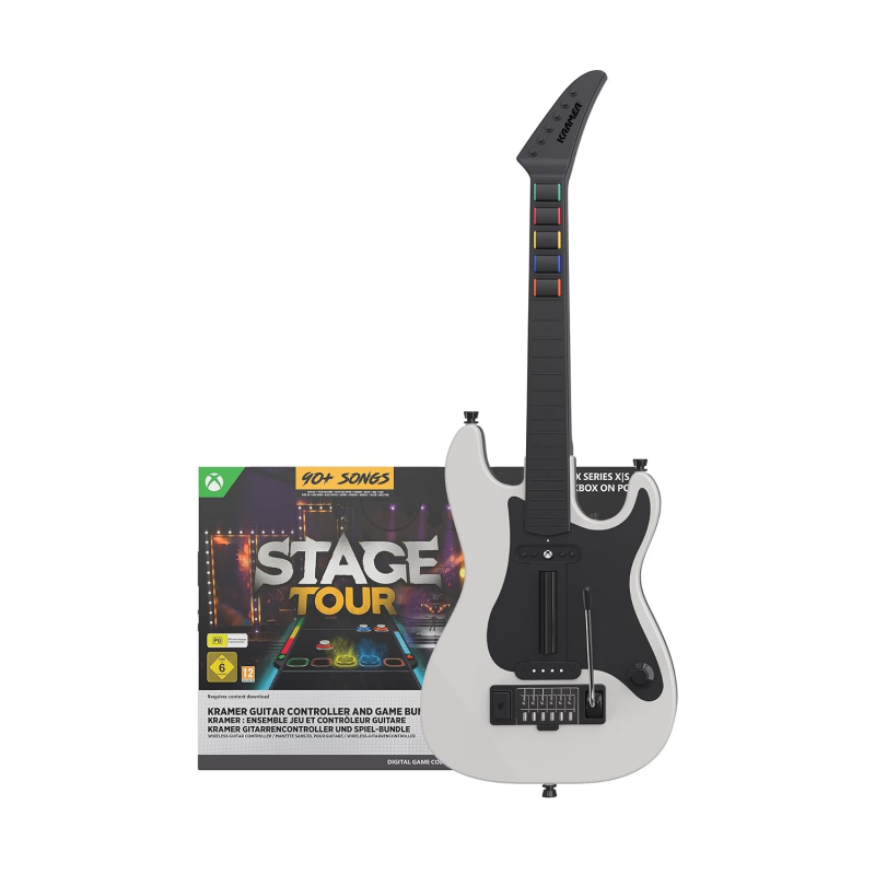 Stage Tour Game + Kramer Guitar Controller Bundle (deutsch spielbar) (AT PEGI) (XBOX Series X / Xbox Series S)