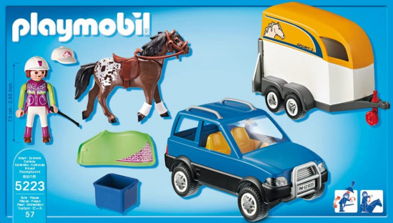 Playmobil 5223 PKW mit Pferdeanhänger [neu]