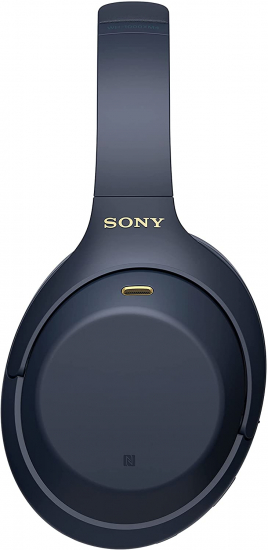 Sony WH-1000XM4 kabellose Bluetooth Noise Cancelling Kopfhörer (30h Akku, Touch Sensor, Headphones Connect App, Schnellladefunktion, optimiert für Amazon Alexa, Headset mit Mikrofon) Midnight Blue Blau (WH1000XM4L.CE7)