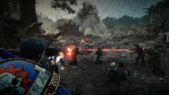 Warhammer 40,000 Space Marine 2 [uncut] (deutsch spielbar) (AT PEGI) (XBOX Series X) inkl. Macragge's-Choosen-DLC