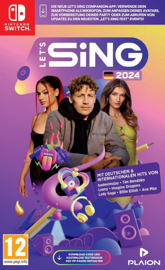 Lets Sing 2024 German Version (deutsch spielbar) (AT PEGI) (Nintendo Switch)