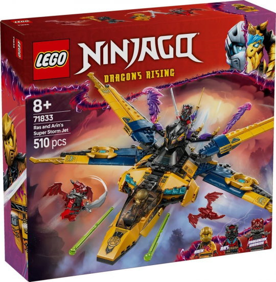 LEGO® Ninjago 71833 Ras und Arins Super-Sturmflieger [neu]