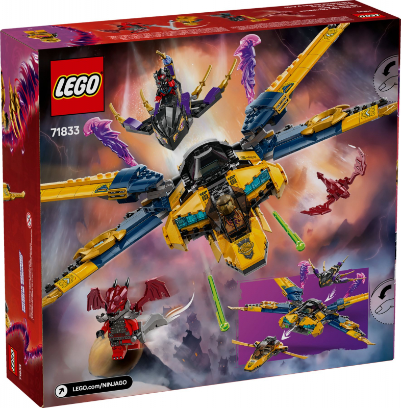 Preview: LEGO® Ninjago 71833 Ras und Arins Super-Sturmflieger [neu]