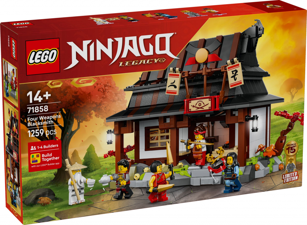 LEGO® Ninjago 71858 15-jähriges Jubiläum der Vier-Waffen-Schmiede [neu]