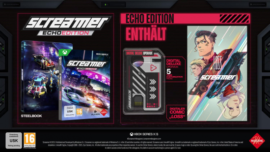 Preview: Screamer Echo Steelbook Edition (englisch spielbar) (AT PEGI) (XBOX Series X) inkl. 5 DLC Pakete