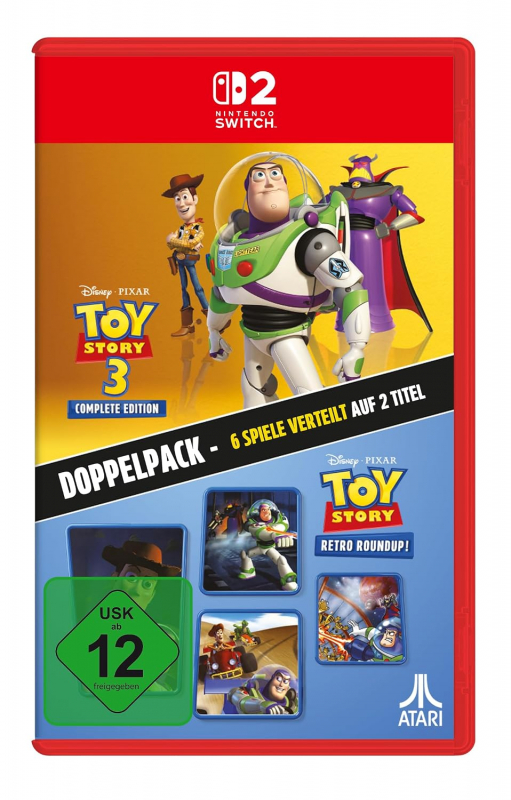 Toy Story Retro Roundup! + Toy Story 3 Complete Edition Doppelpack (deutsch spielbar) (DE USK) (Nintendo Switch 2)
