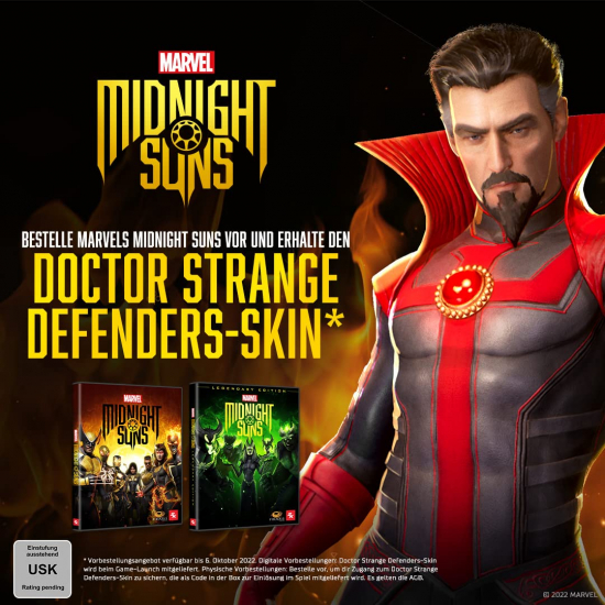 Marvel's Midnight Suns Enhanced Edition (deutsch) (AT PEGI) (XBOX Series X) inkl. Doctor Strange Defender's Skin DLC