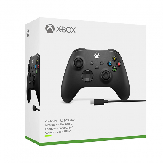 Microsoft Xbox Series Wireless Controller M, schwarz (XBOX Series S/X/One/PC) [Verpackungsschaden]