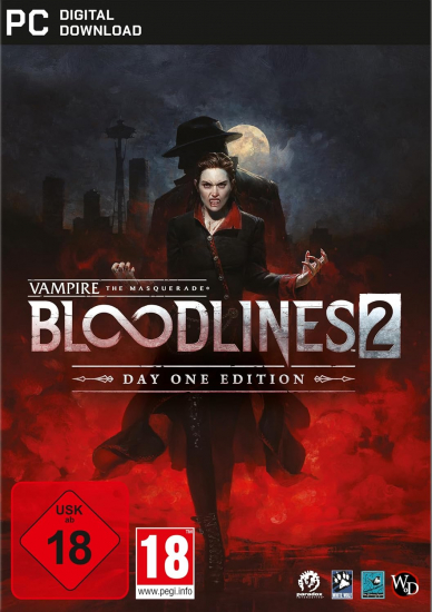 Vampire The Masquerade Bloodlines 2 Day One Edition (deutsch spielbar) (AT PEGI) (PC) inkl. Bloodlines Nostalgia Jukebox DLC