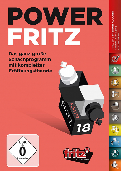Power Fritz 18 Das ganz große Schachprogramm mit kompletter Eröffnungstheorie (deutsch) (DE USK) (PC)