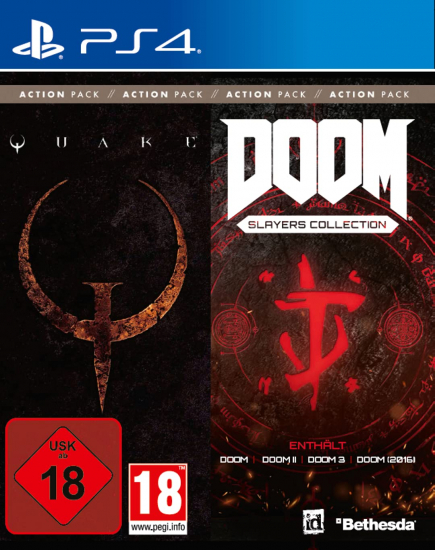 id Action Pack Vol. 1 (Quake + DOOM Slayers Collection) [uncut] (deutsch spielbar) (AT PEGI) (PS4)