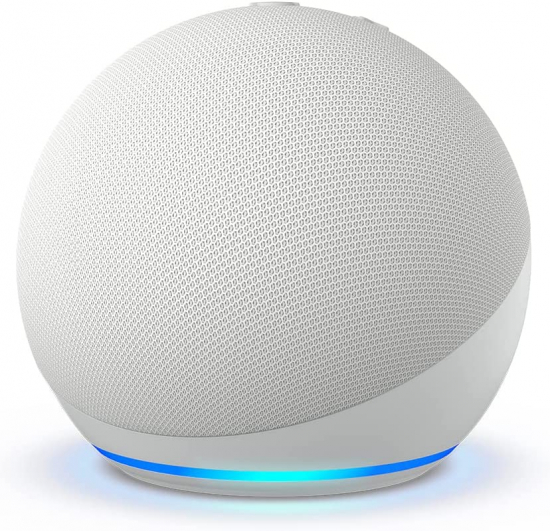 Amazon Echo Dot 5. Generation Smarter Lautsprecher mit Alexa, Weiß
