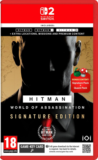 HITMAN World of Assassination - Signature Edition (deutsch spielbar) (AT PEGI) (Nintendo Switch 2) inkl. Signature & Quack Pack DLC