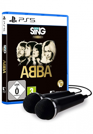 Lets Sing ABBA + 2 Mikrofone (deutsch) (AT PEGI) (PS5)