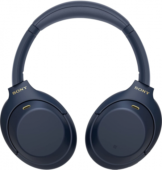 Sony WH-1000XM4 kabellose Bluetooth Noise Cancelling Kopfhörer (30h Akku, Touch Sensor, Headphones Connect App, Schnellladefunktion, optimiert für Amazon Alexa, Headset mit Mikrofon) Midnight Blue Blau (WH1000XM4L.CE7)