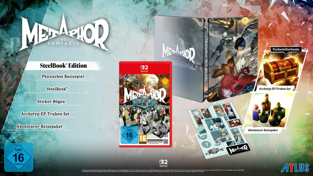 Preview: Metaphor ReFantazio Steelbook Edition (deutsch spielbar) (AT PEGI) (Nintendo Switch 2)