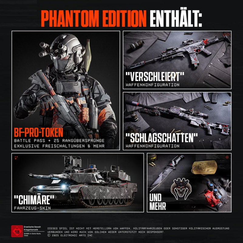 Preview: Battlefield 6 Phantom Edition [uncut] (deutsch spielbar) (DE USK) (PS5)