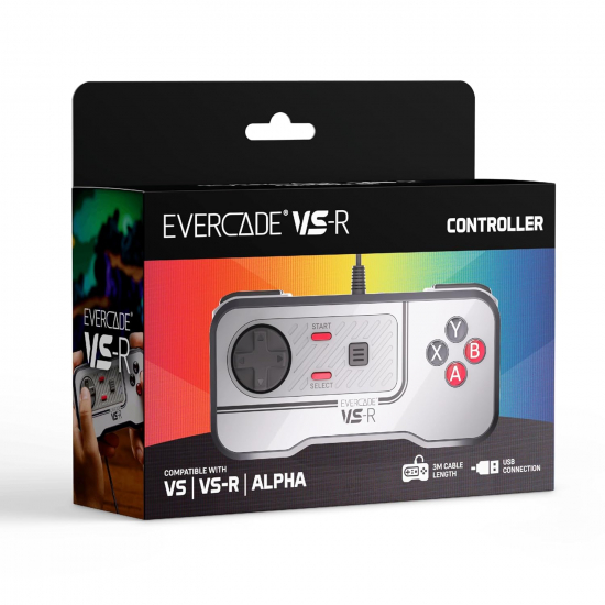 Blaze Evercade VS-R Solo Controller (Colour) (VS/VS-R/Alpha/PC/MAC)