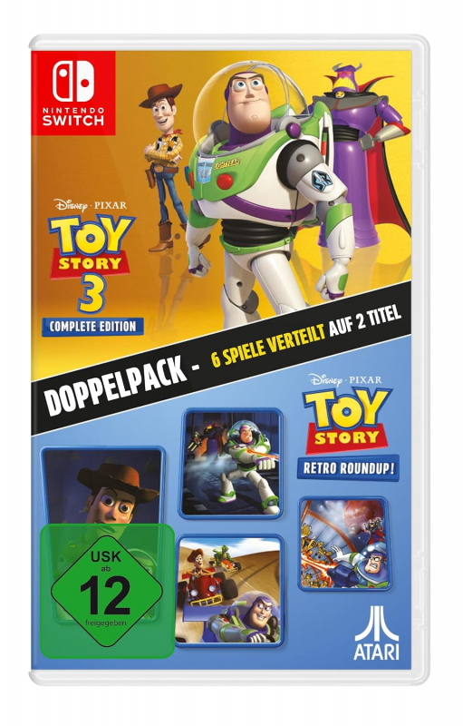 Toy Story Retro Roundup! + Toy Story 3 Complete Edition Doppelpack (deutsch spielbar) (DE USK) (Nintendo Switch)
