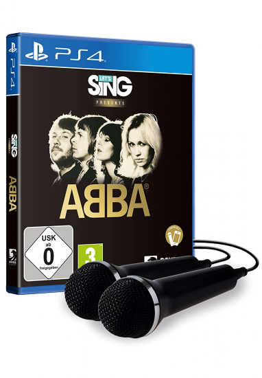 Lets Sing ABBA + 2 Mikrofone (deutsch) (AT PEGI) (PS4)