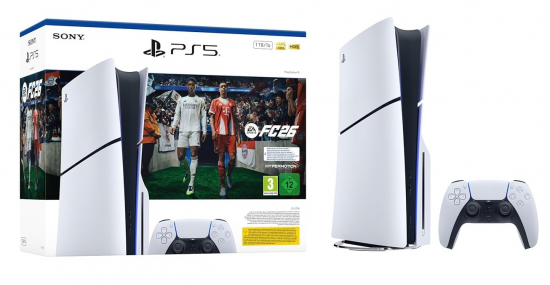 PlayStation 5 Konsole Slim 1TB Edition mit Laufwerk EA SPORTS FC™ 26 Bundle [CFI-2116]
