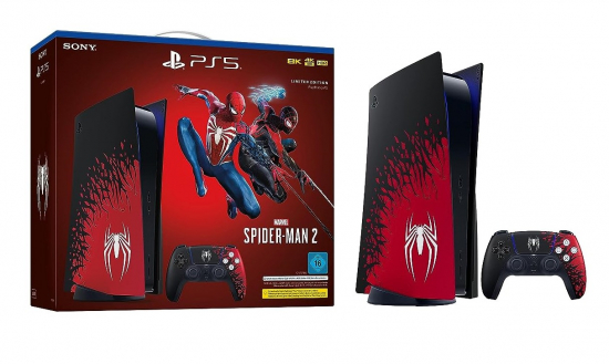PlayStation 5 Konsole mit Laufwerk - Marvel’s Spider-Man 2 Limited Edition Bundle [USK-Version] [CFI-1216A]