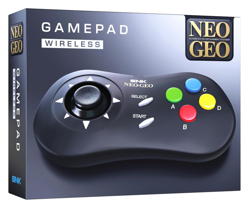 NEO GEO AES+ Gamepad schwarz/black [neu]