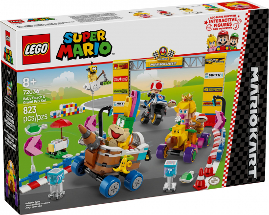 LEGO® Super Mario 72036 Mario Kart™ – Baby Peach & Grand Prix–Set [neu]