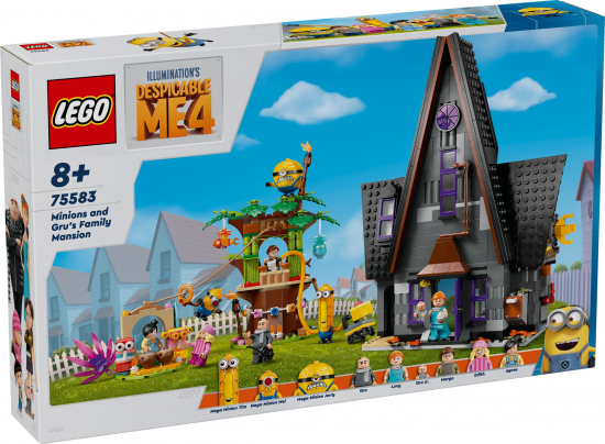 LEGO® Minions: Despicable Me 4 75583 Familienvilla von Gru und den Minions [neu]