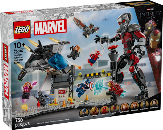 LEGO® Super Heroes 76314 Captain America: Civil War Actionduell [neu]