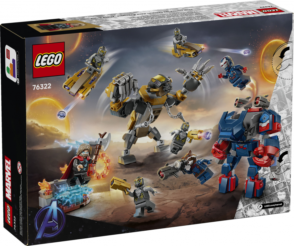 Preview: LEGO® Super Heroes 76322 Avengers: Endgame Thor vs. Chitauri [neu]