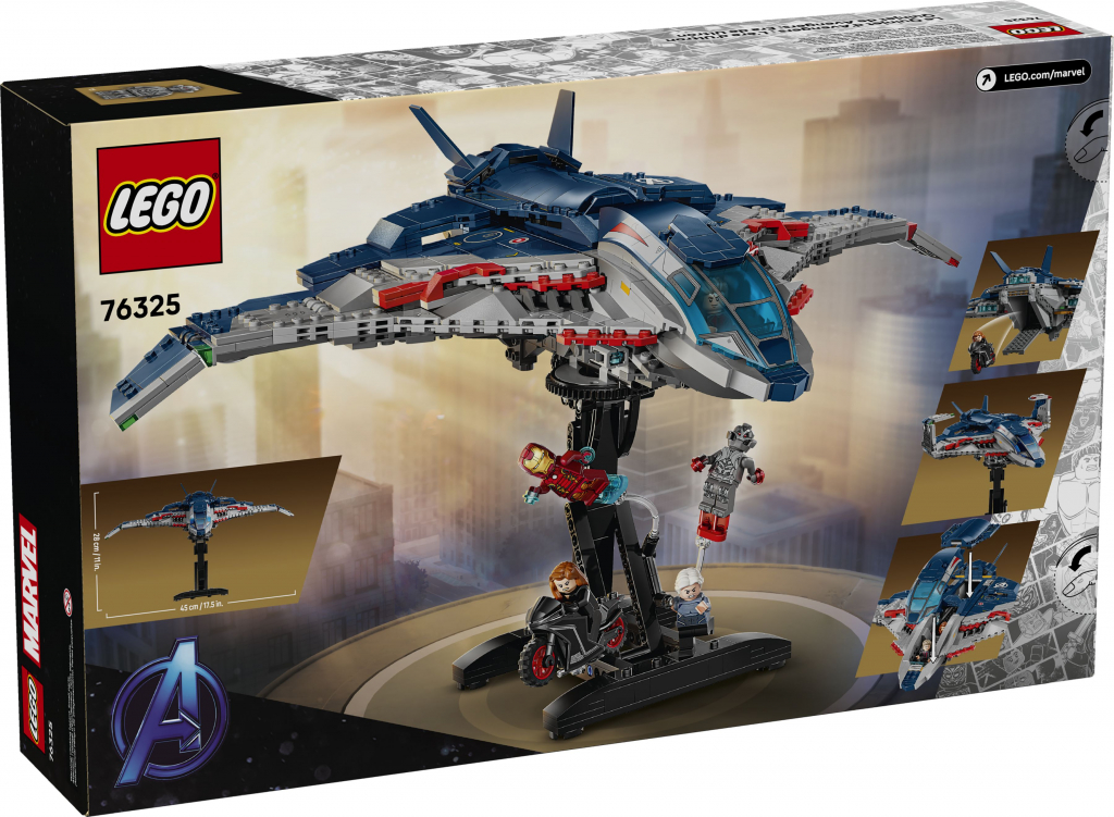Preview: LEGO® Super Heroes 76325 Avengers: Age of Ultron Quinjet [neu]