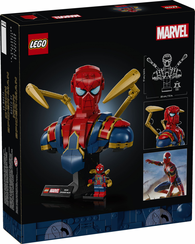 Preview: LEGO® Super Heroes 76326 Iron Spider-Man Büste [neu]
