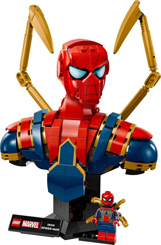 Preview: LEGO® Super Heroes 76326 Iron Spider-Man Büste [neu]