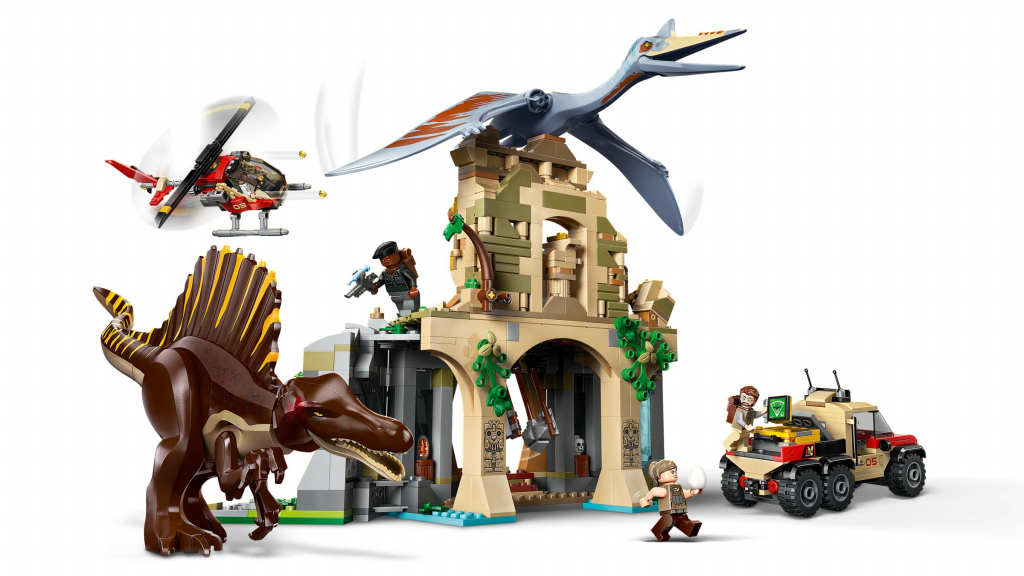Preview: LEGO® Jurassic World 76976 Spinosaurier & Quetzalcoatlus: Hubschrauber-Einsatz [neu]