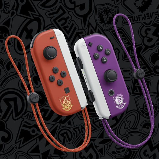 Nintendo Switch Konsole OLED Modell Pokémon Karmesin & Purpur-Edition - kein Spiel enthalten (10009862)