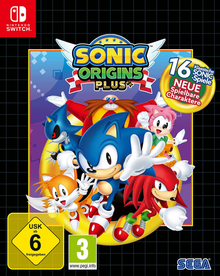 Sonic Origins Plus Limited Edition (deutsch spielbar) (AT PEGI) (Nintendo Switch) inkl. Wendecover & Artbook