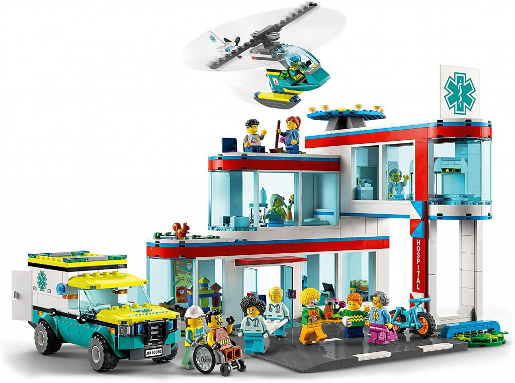 Preview: LEGO® City 60330 Krankenhaus [neu - Verpackung leicht ausgebleicht]
