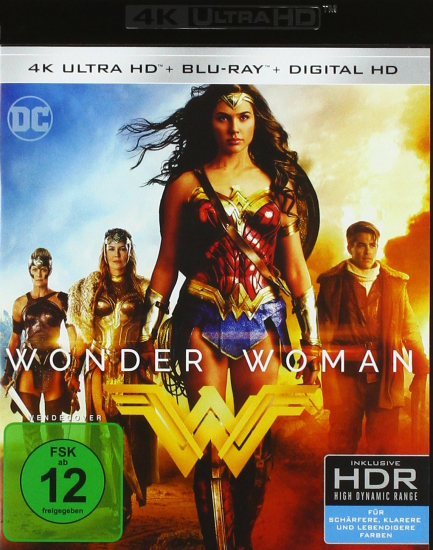 Wonder Woman [4K Ultra HD Blu-ray + Blu-ray + DVD]
