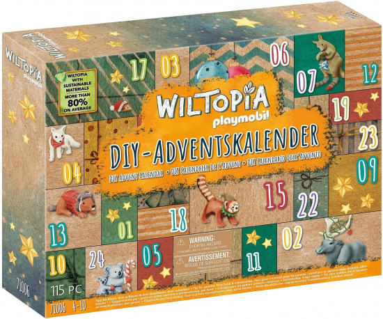 Playmobil® Wiltopia 71006 DIY Do-it-Yourself Adventskalender Tierische Weltreise 2022 [neu]
