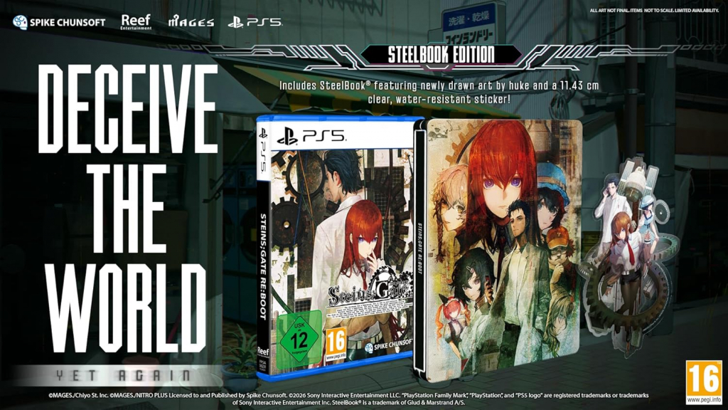 STEINS;GATE RE:BOOT Steelbook Edition (englisch spielbar) (AT PEGI) (PS5)