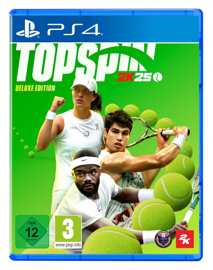 Top Spin 2K25 Deluxe Edition (deutsch spielbar) (AT PEGI) (PS4) inkl. Under the Lights Pack