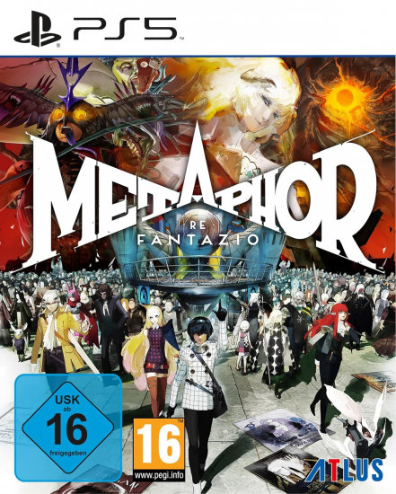 Metaphor ReFantazio (deutsch spielbar) (AT PEGI) (PS5) inkl. Archetyp-EP-Truhen Set DLC / Abenteurer-Reisepaket DLC