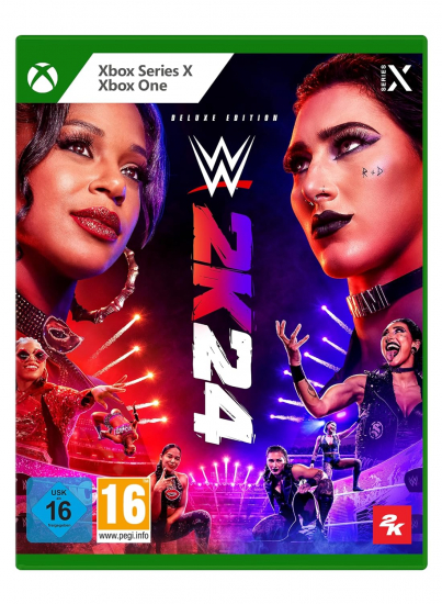 WWE 2K24 Deluxe Edition (deutsch spielbar) (AT PEGI) (XBOX ONE / XBOX Series X) inkl. Nightmare Family Pack