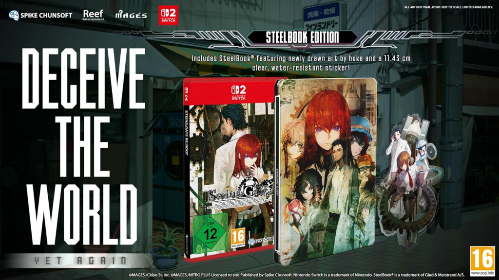 STEINS;GATE RE:BOOT Steelbook Edition (englisch spielbar) (AT PEGI) (Nintendo Switch 2)
