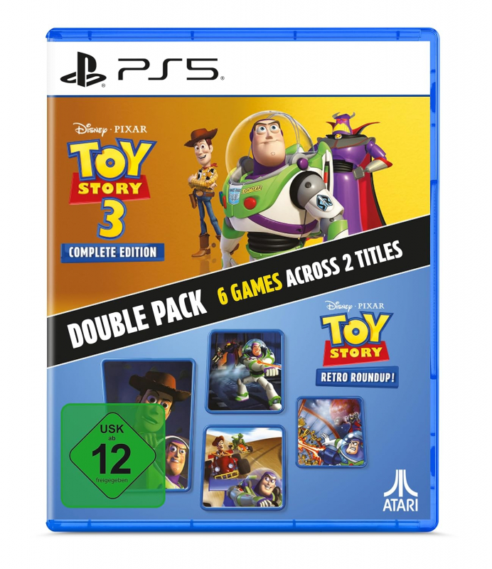 Toy Story Retro Roundup! + Toy Story 3 Complete Edition Doppelpack (deutsch spielbar) (DE USK) (PS5)